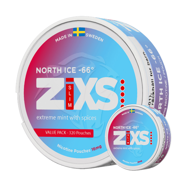ZIXS North Ice 66 Jumbo Can Snus