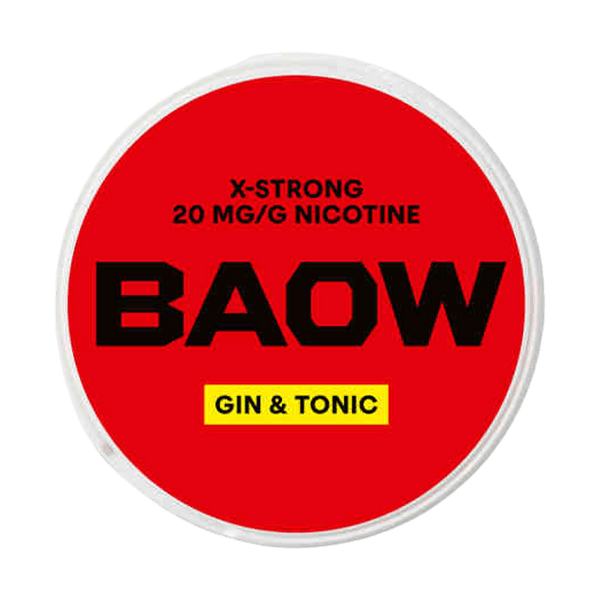 BAOW Gin & Tonic X-strong Snus