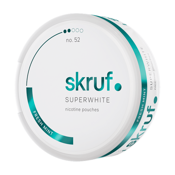 SKRUF Superwhite Fresh Mint No 52 Snus