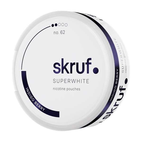 SKRUF Superwhite Indigo Berry No 62 Snus